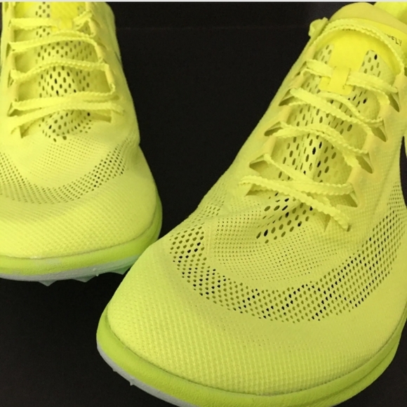 NWOB Nike Zoomx Dragonfly Track Spike Shoes Volt Mint Mesh Lightweight Men - Picture 7 of 15